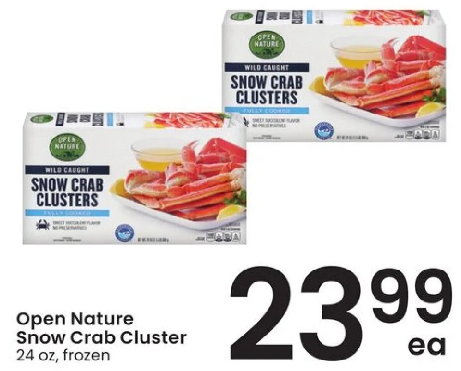 Open Nature Snow Crab Cluster