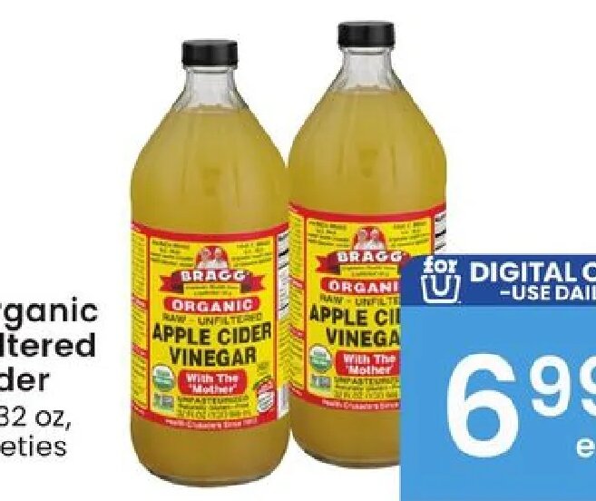 Bragg Organic Raw Unfiltered Apple Cider Vinegar