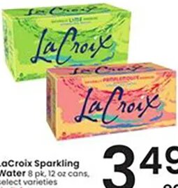 LaCroix Sparkling Water at Albertsons