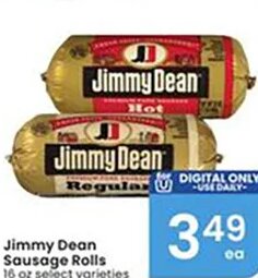 Jimmy Dean Sausage Rolls at Albertsons
