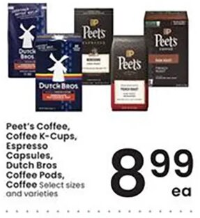 Peet's Coffee, Coffee K-Cups, Espresso Capsules, Dutch Bros Coffee Pods at Albertsons