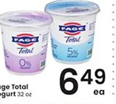Fage Total Yogurt at Albertsons