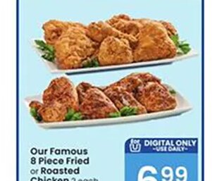 Our Famous 8 Piece Fried or Roasted Chicken at Albertsons