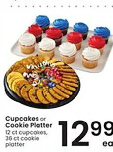 Cupcakes or Cookie Platter