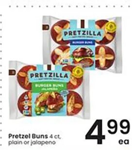 Pretzilla Burger Buns
