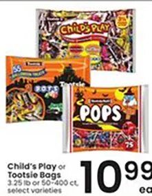 Child's Play or Tootsie Bags