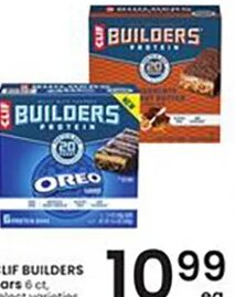 CLIF BUILDERS Bars