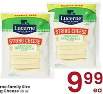 Lucerne Family Size String Cheese