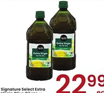 Signature Select Extra Virgin Olive Oil at Albertsons