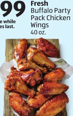 Fresh Buffalo Party Pack Chicken Wings at ALDI