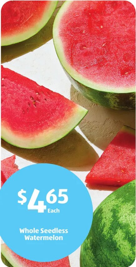 Whole Seedless Watermelon