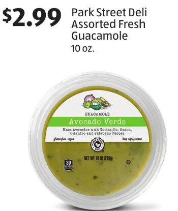 Park Street Deli Assorted Fresh Guacamole