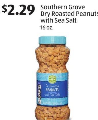 Southern Grove Dry Roasted Peanuts with Sea Salt