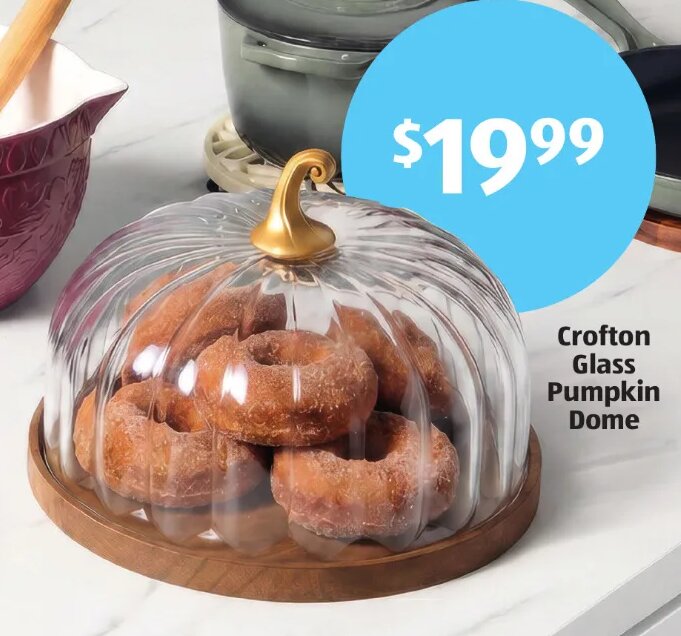 Crofton Glass Pumpkin Dome