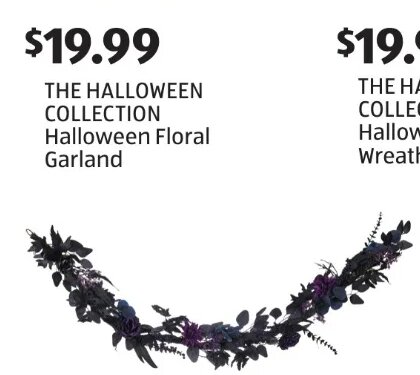 THE HALLOWEEN COLLECTION Halloween Floral Garland