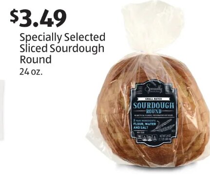 Specially Selected Sliced Sourdough Round