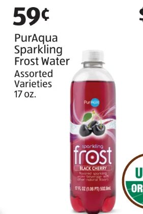 PurAqua Sparkling Frost Water at ALDI