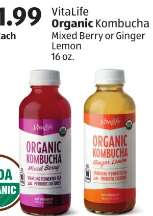 VitaLife Organic Kombucha
