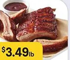Pork Back Ribs at Bashas'