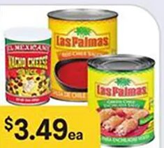 El Mexicano Nacho Cheese Sauce or Las Palmas Sauce at Bashas'