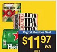 12-Pack Dos Equis, Heineken or Lagunitas at Bashas'