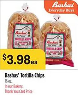 Bashas' Tortilla Chips at Bashas'
