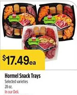 Hormel Snack Trays