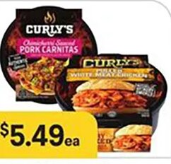 Curly's Pulled Pork or Chicken
