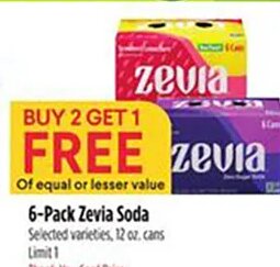 6-Pack Zevia Soda