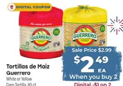 Tortillas de Maíz Guerrero at Cardenas Markets