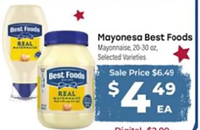Mayonesa Best Foods