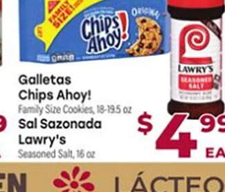 Galletas Chips Ahoy / Lawry's at Cardenas Markets