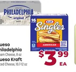 Queso Philadelphia / Queso Kraft at Cardenas Markets