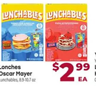 Lonches Oscar Mayer at Cardenas Markets