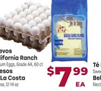 Huevos California Ranch / Quesos De La Costa