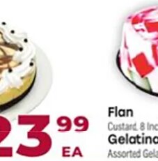 Flan Gelatina de Sabores