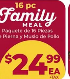 16 pc Family Meal