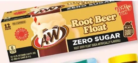 A&W Root Beer Float Zero Sugar