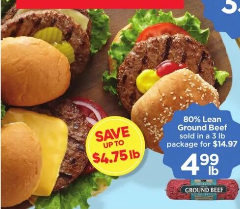 80% Lean Ground Beef