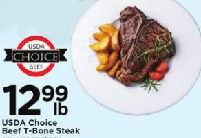 USDA Choice Beef T-Bone Steak at Cub Foods