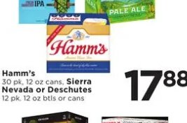 Hamm's, Sierra Nevada or Deschutes