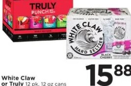 White Claw or Truly