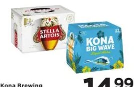 Kona Brewing or Stella Artois at Cub Foods
