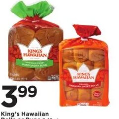 King's Hawaiian Rolls or Buns