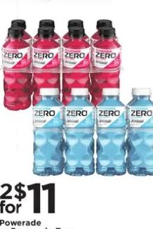 Powerade or Powerade Zero