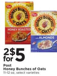 Post Honey Bunches of Oats