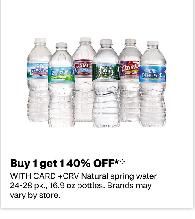 Natural spring water