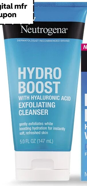 Neutrogena Hydro Boost Exfoliating Cleanser