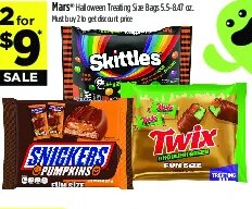 Mars Halloween Treating Size Bags