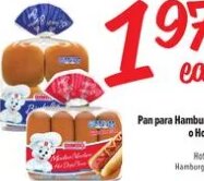 Pan para Hamburguesa o Hot Dogs Bimbo at El Super